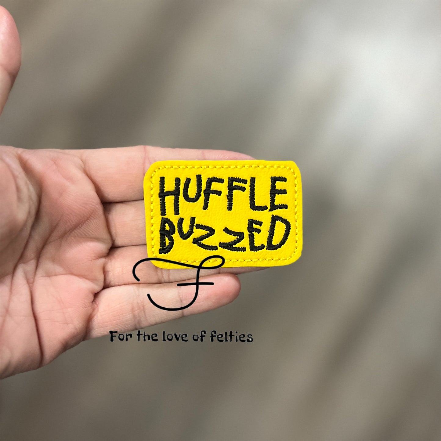 Huffle Buzzed Feltie