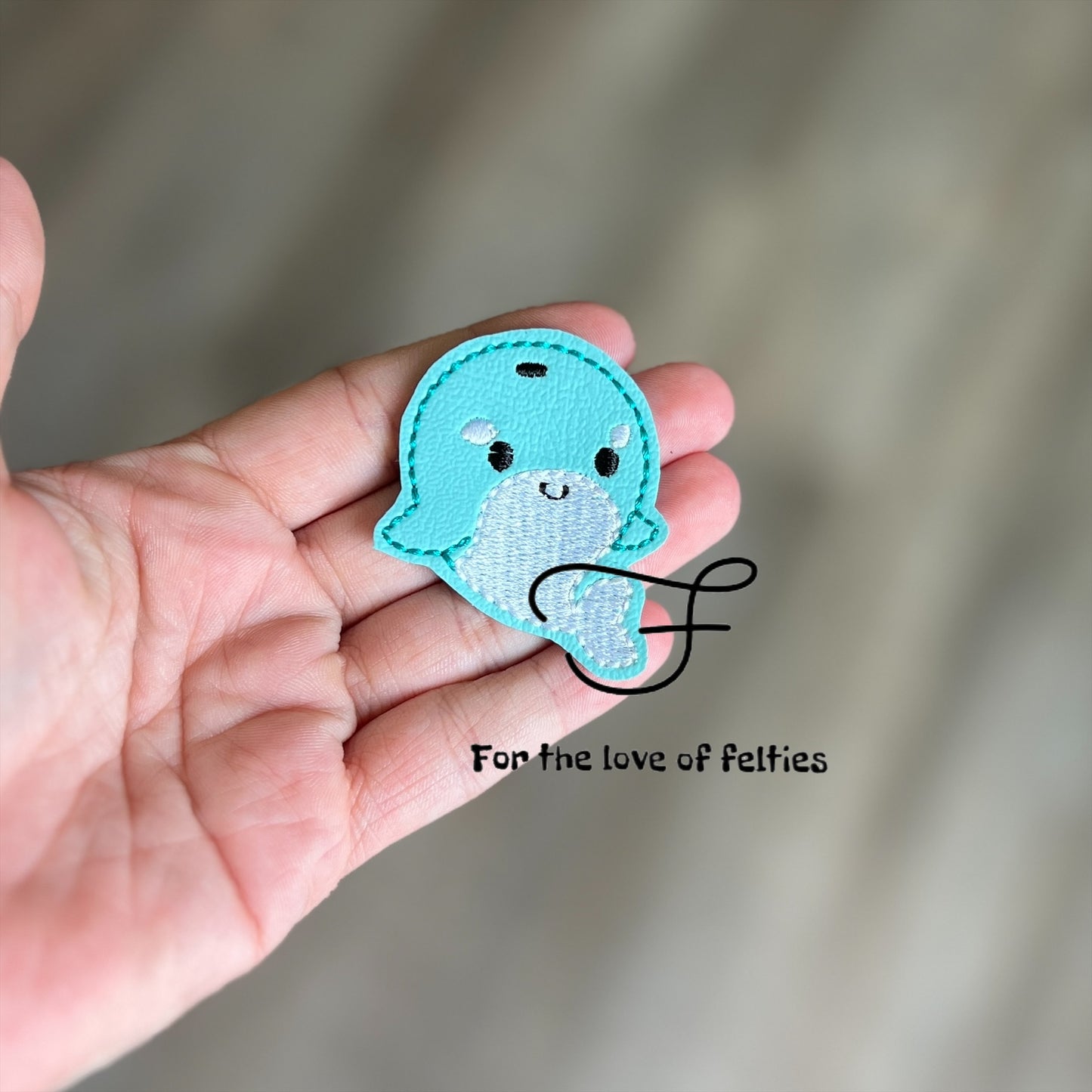 Whale Feltie