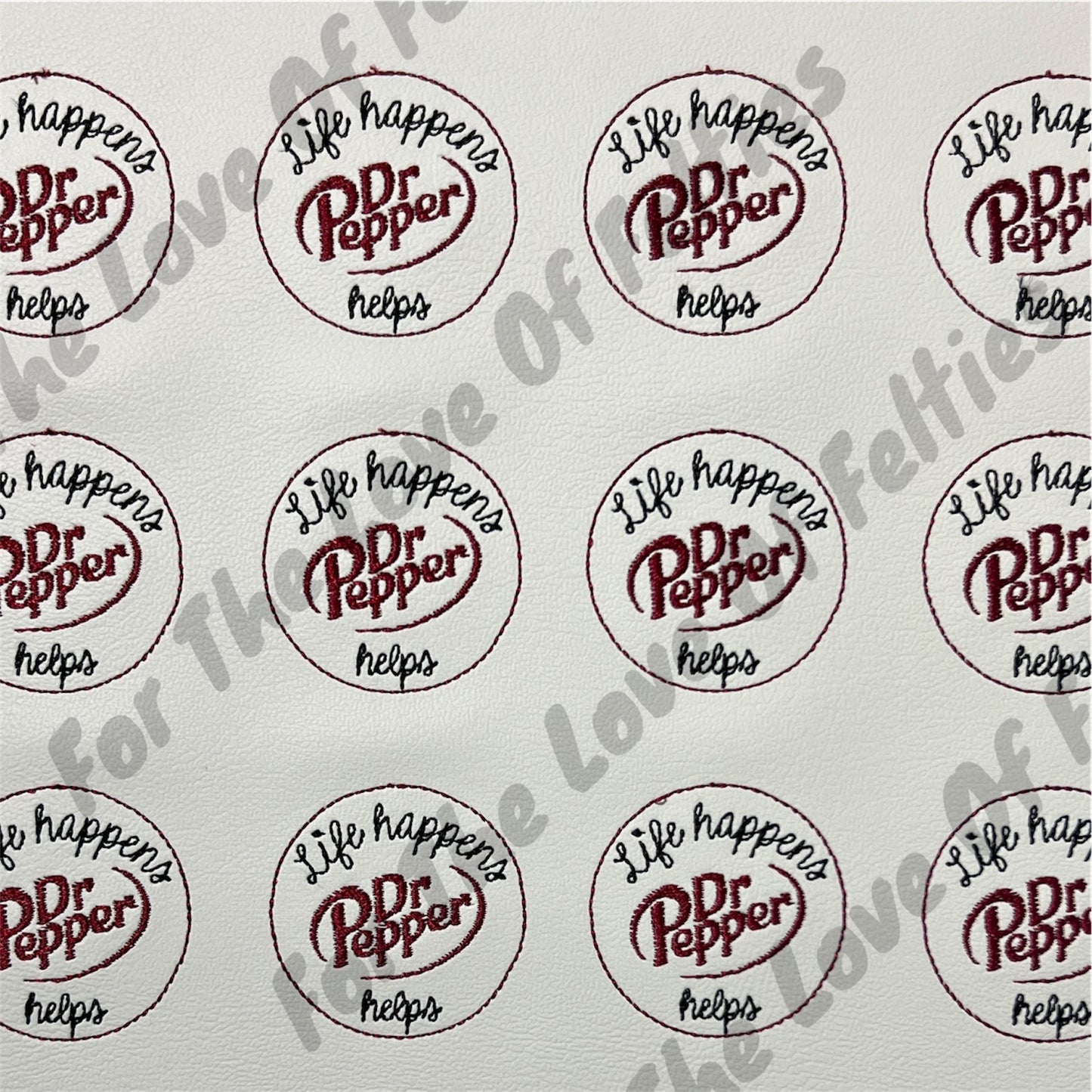 Dr Pepper Feltie