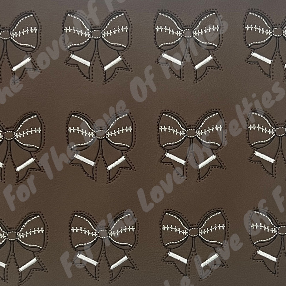 Football Bow Feltie