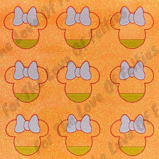 Girl Mouse Candy Corn Feltie
