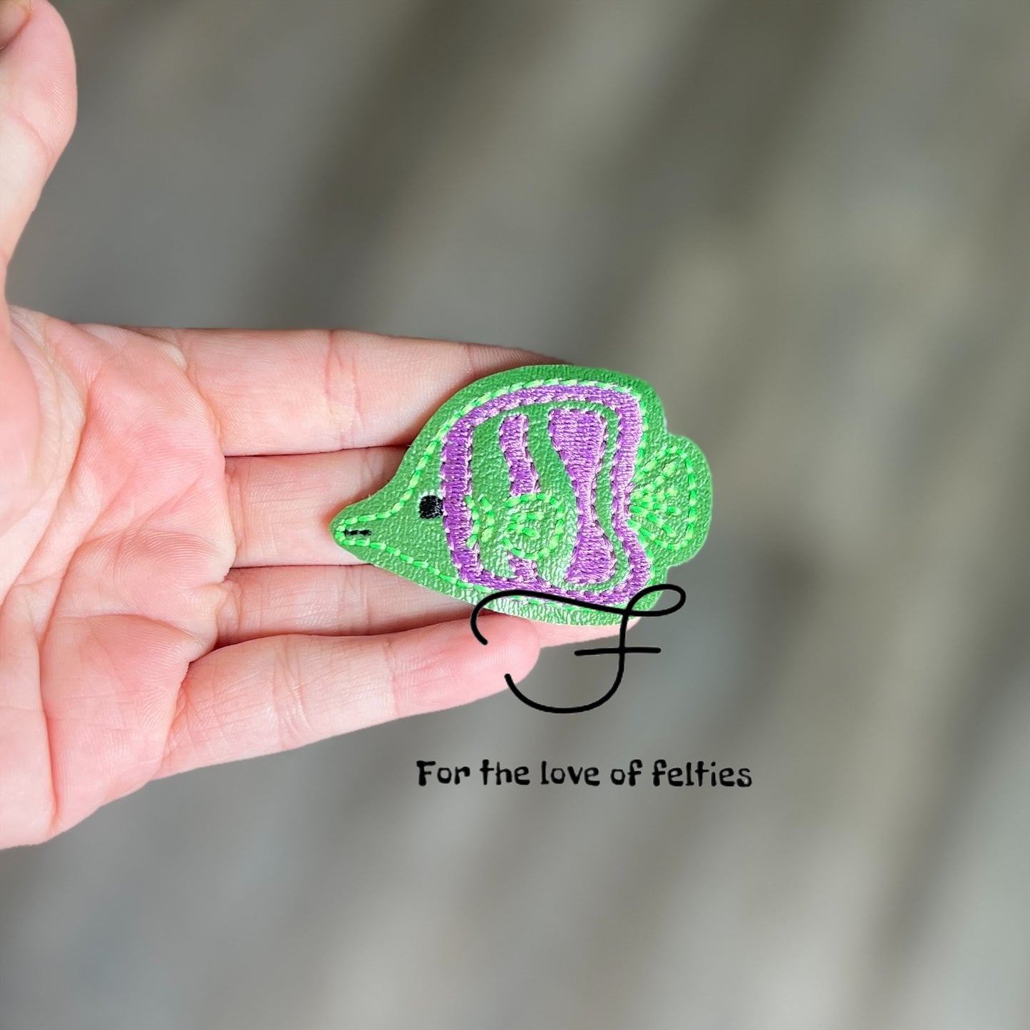 Tropical Fish Feltie