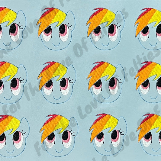 Rainbow Pony Feltie