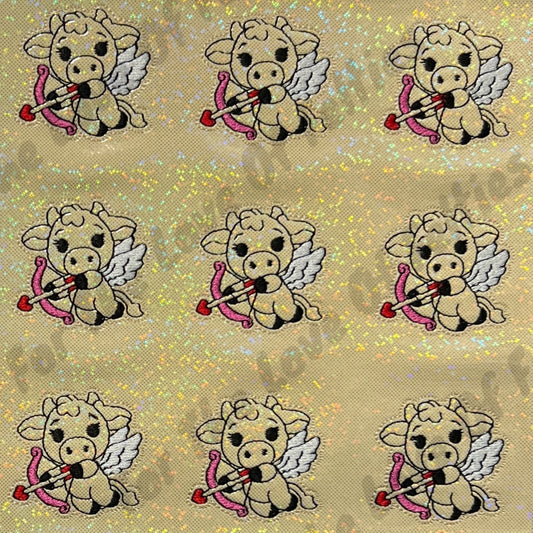Cupid Cow Feltie