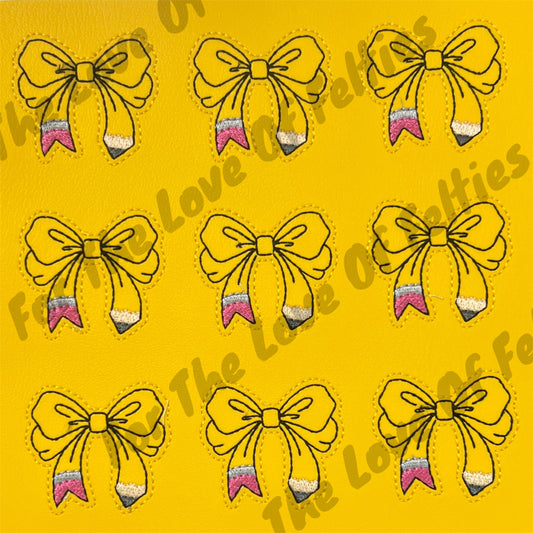 Pencil Bow Feltie