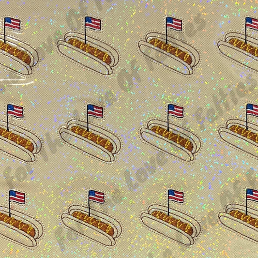 American Hot Dog Feltie