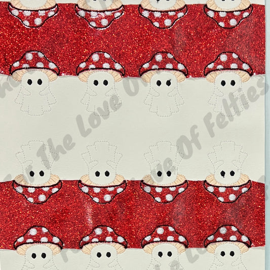 Mushroom Ghost Feltie