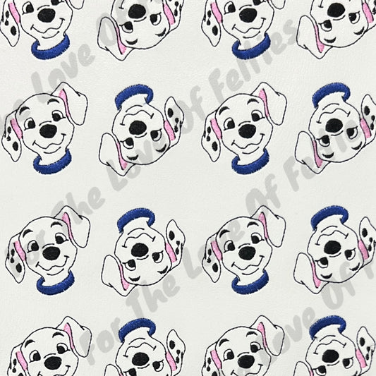 Dalmatian Blue Collar Feltie