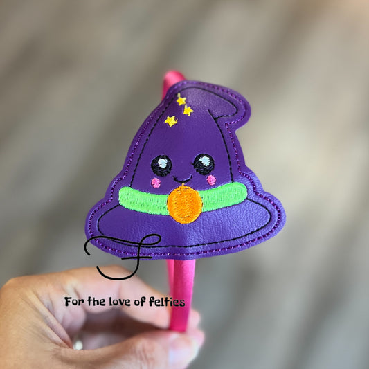 Cute Witch Hat Headband Slider