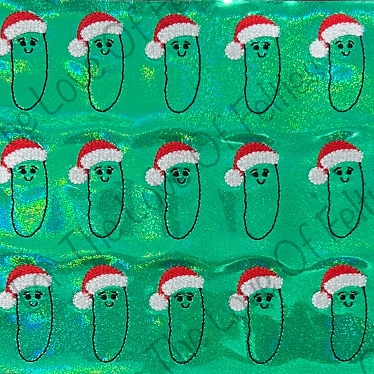 Santa Pickle Feltie