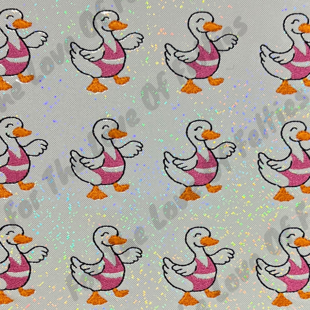 Pink Bikini Goose Feltie