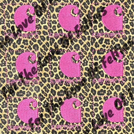 Limited Cheetah Workwear Logo Feltie