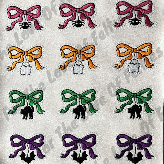 Halloween Bow Felties