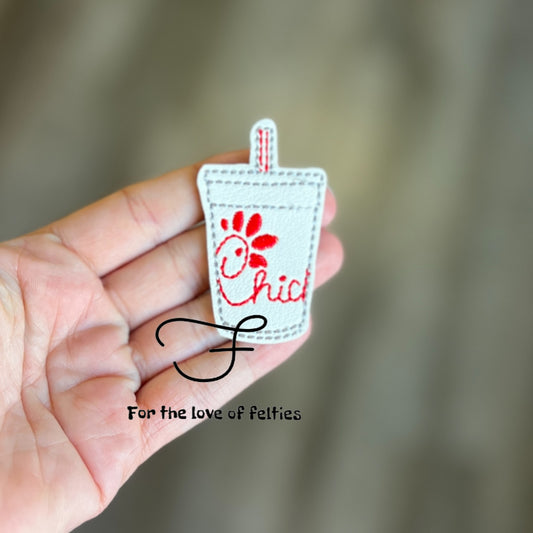 Chick-Fil-A Soda Feltie