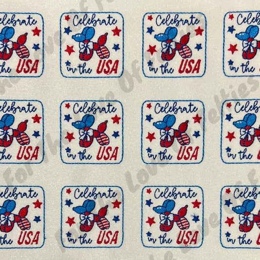 Celebrate In The USA Feltie