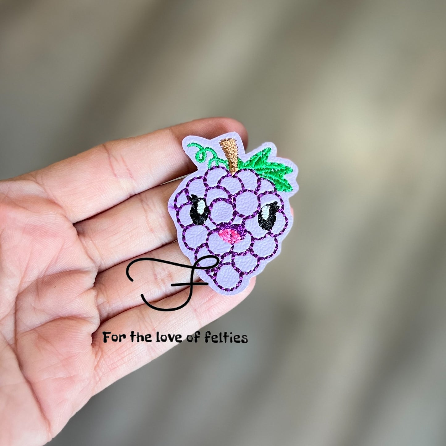 Cutie Fruity Grape Feltie