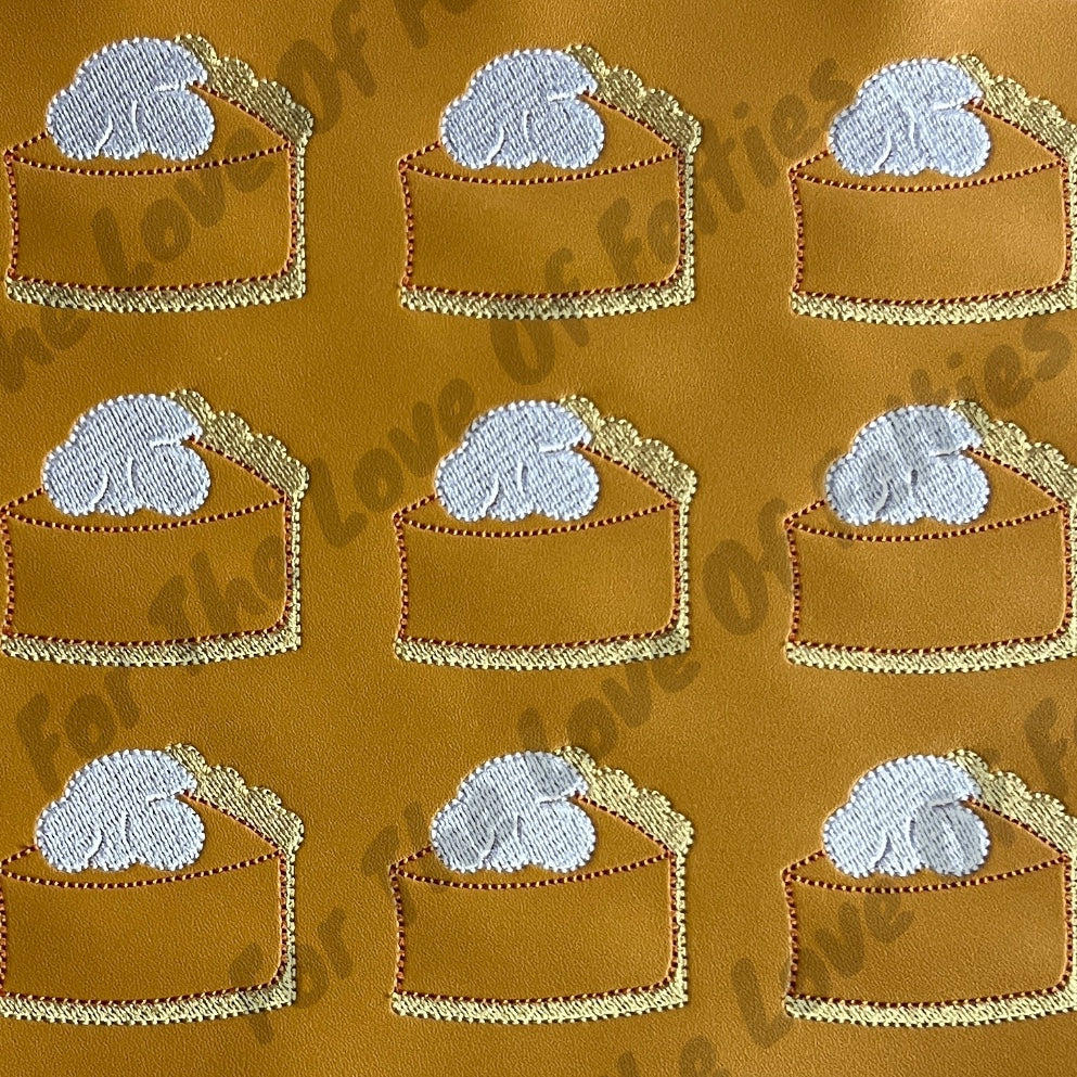 Pumpkin Pie Slice Feltie