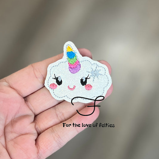 Cloud Unicorn Feltie