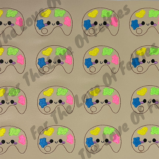 Paint Palette Neon Color Feltie