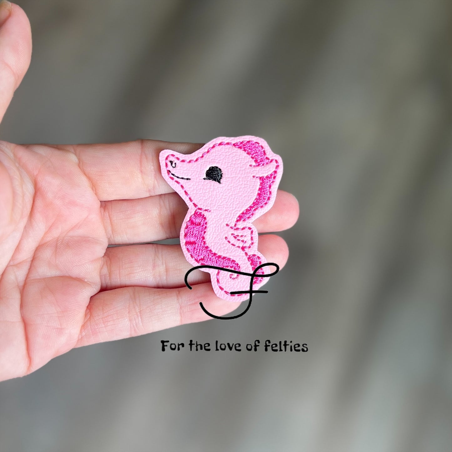 Baby Sea Horse Feltie