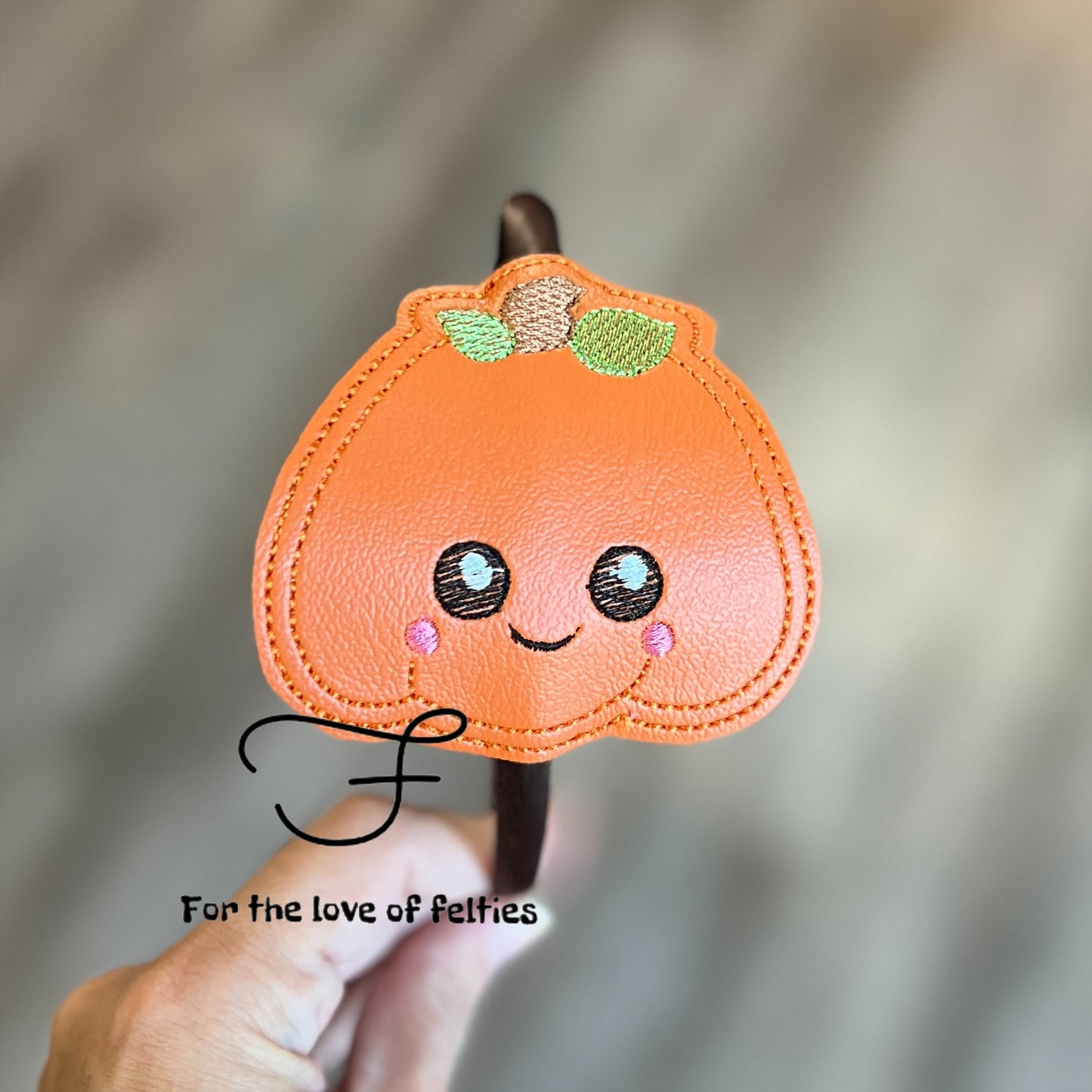 Cute Pumpkin Headband Slider