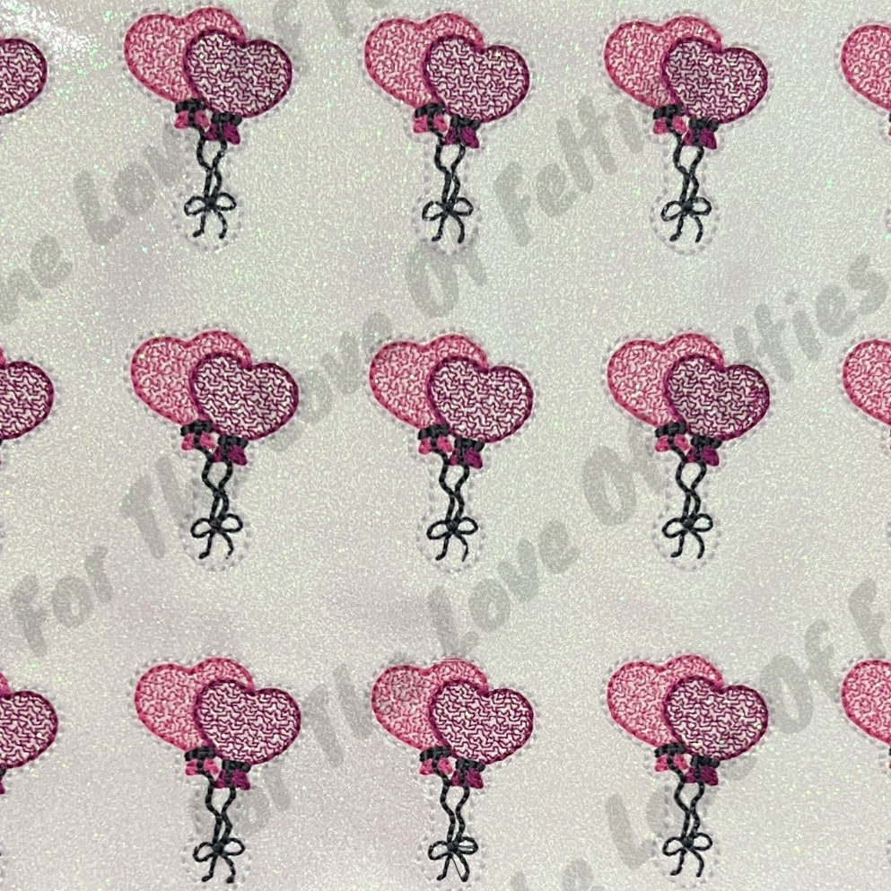 Heart Balloon Feltie
