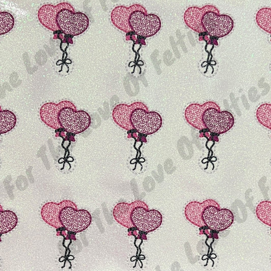 Heart Balloon Feltie