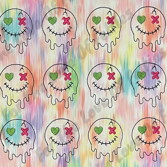 Exclusive Limited Melting Zombie Smiley Feltie