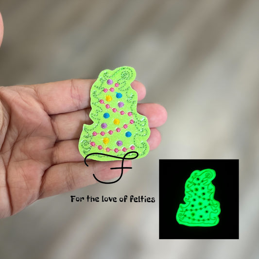 Glow in the Dark Mean One Tree Feltie