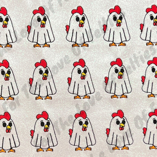 Ghost Chicken Feltie