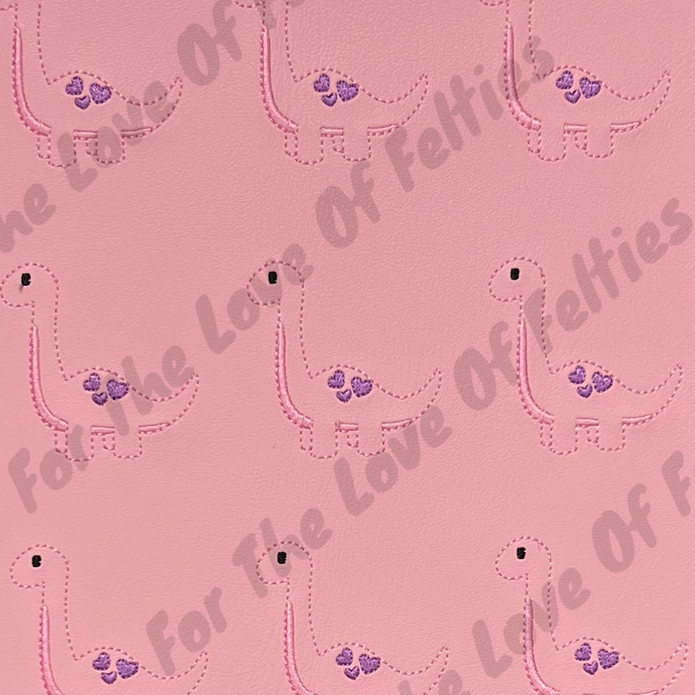 Valentine Brontosaurus Feltie