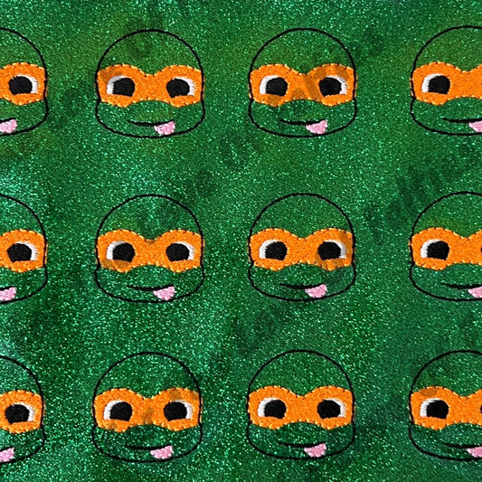 Orange Turtle Feltie