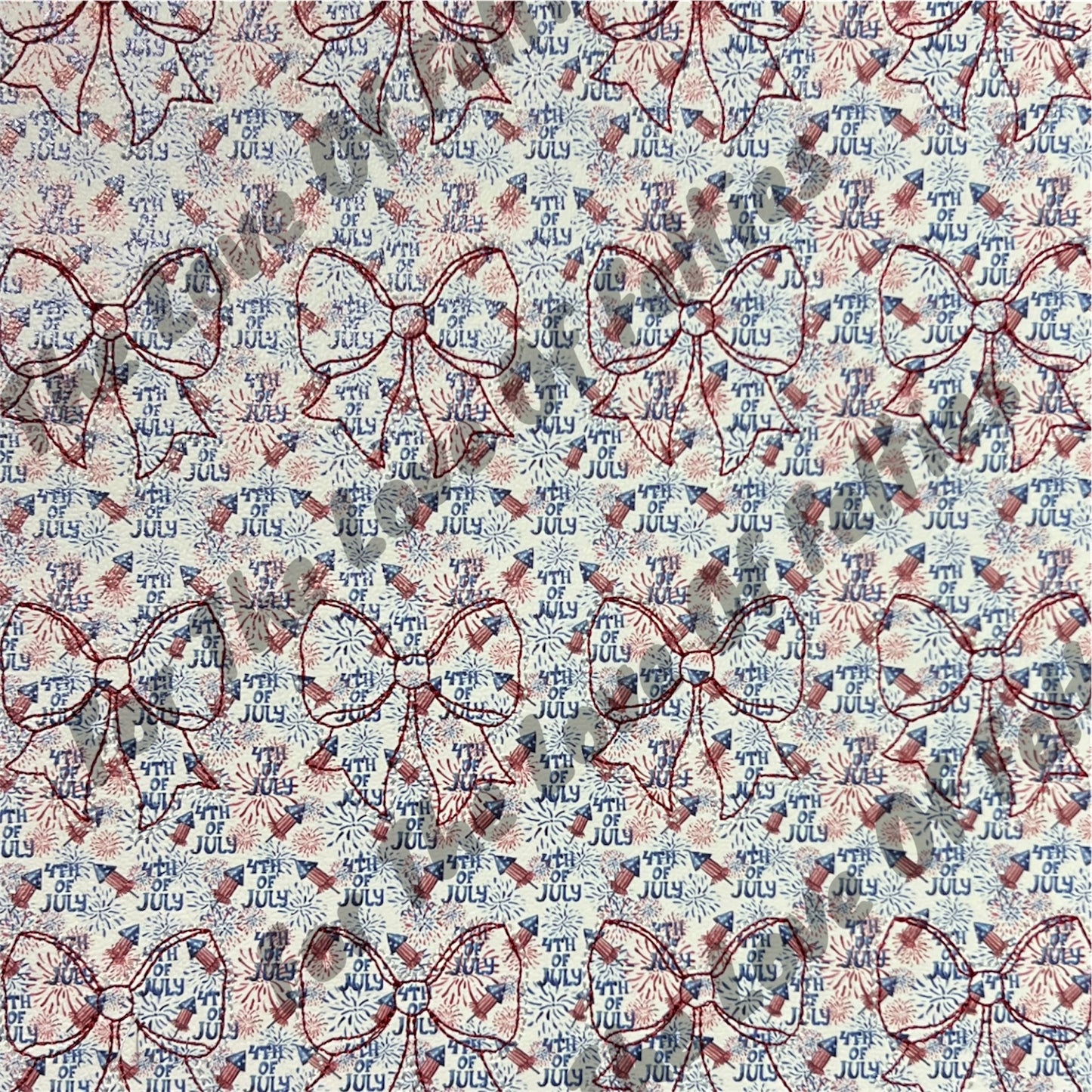 Limited Coquette Fourth Of July Bow Feltie