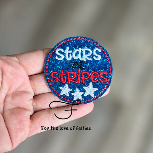 Stars And Stripes Feltie