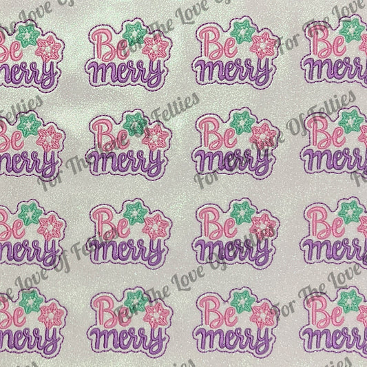 Pastel Be Merry Feltie