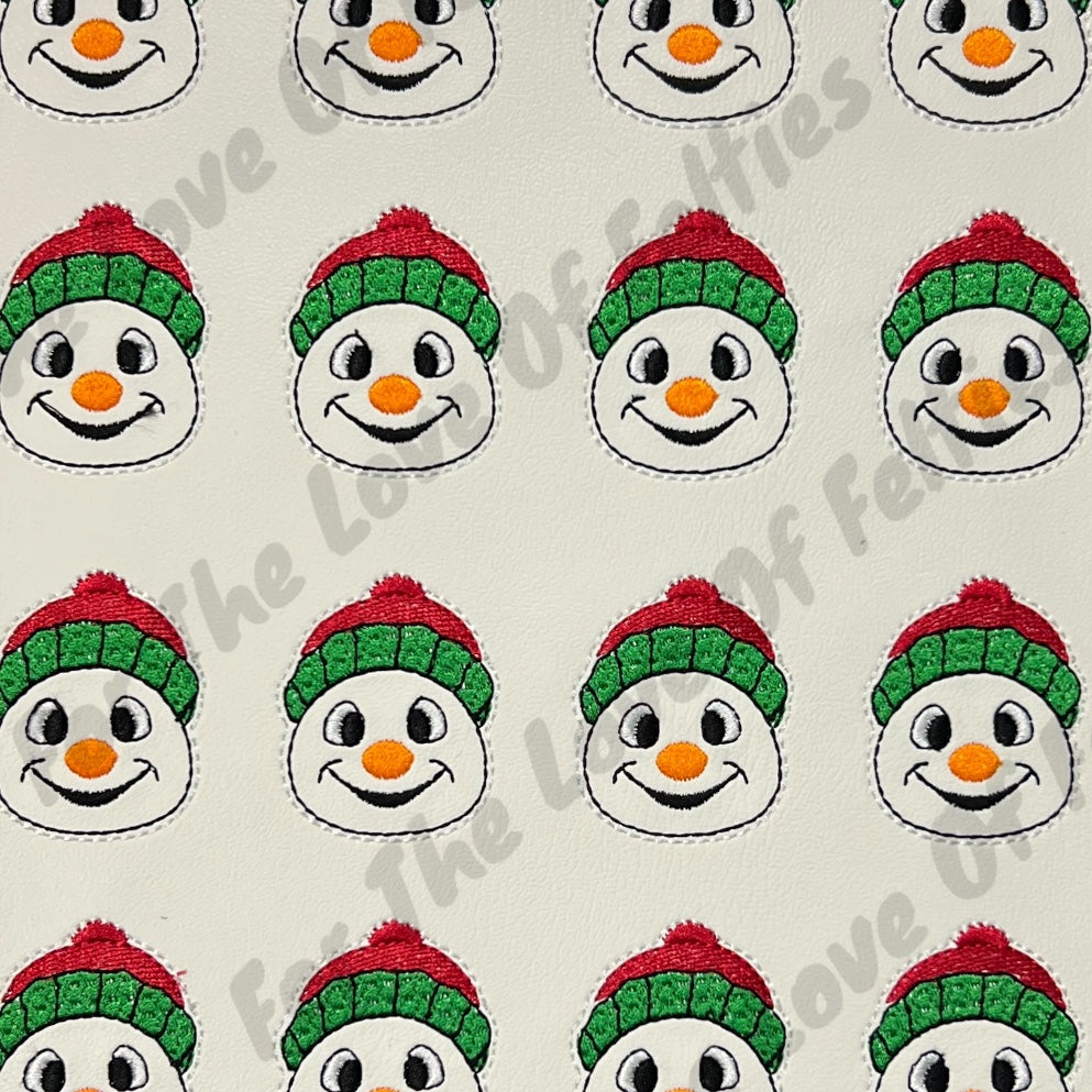 Snowman Head Feltie