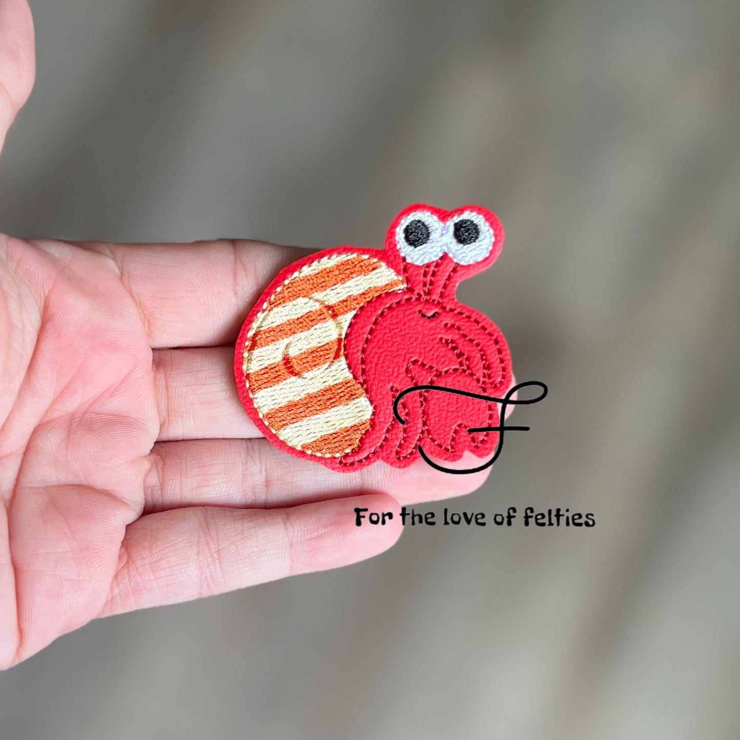 Hermit Crab Feltie