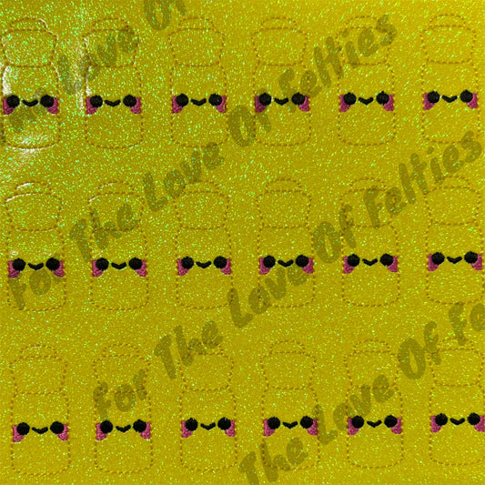 Yellow Highlighter Feltie
