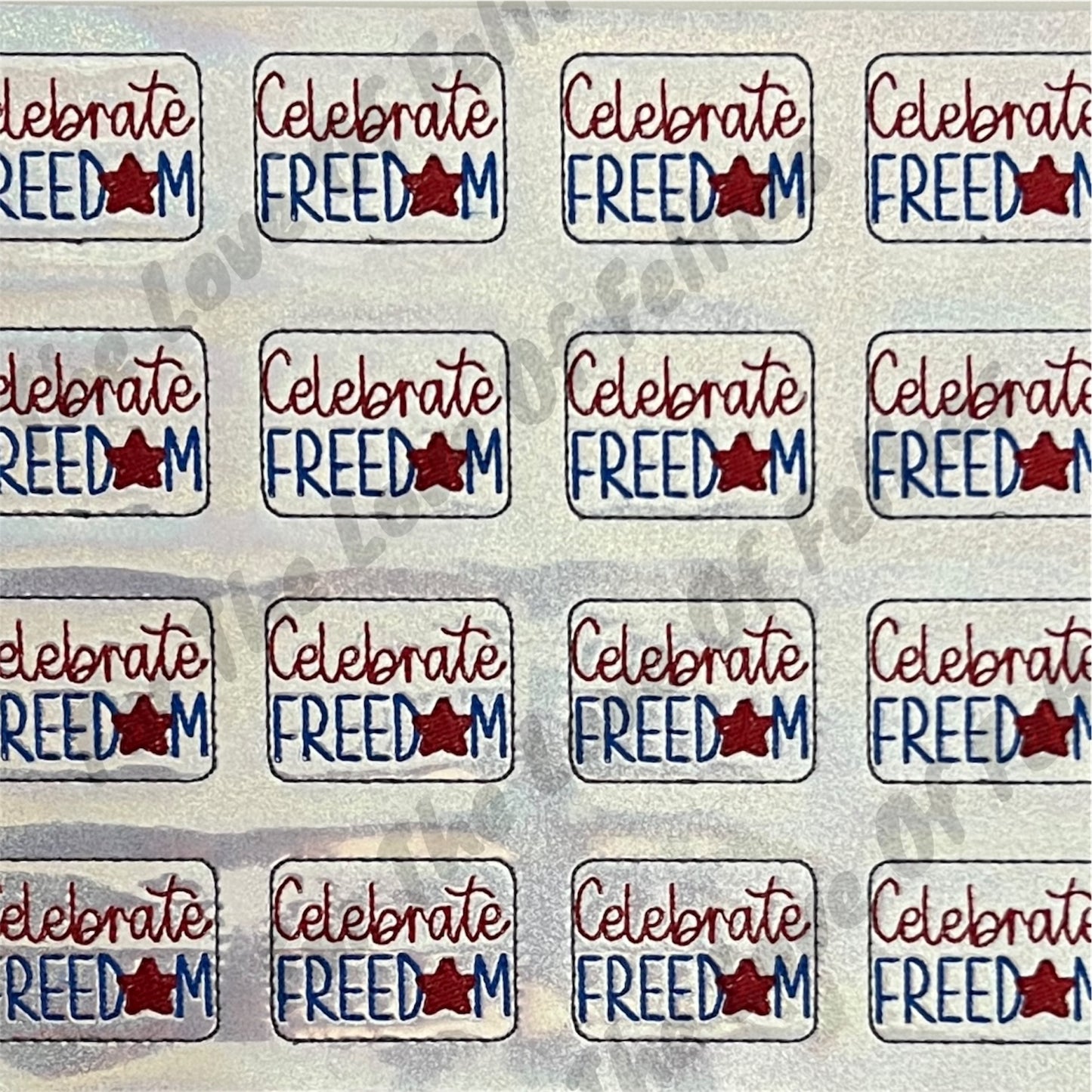 Celebrate Freedom Feltie