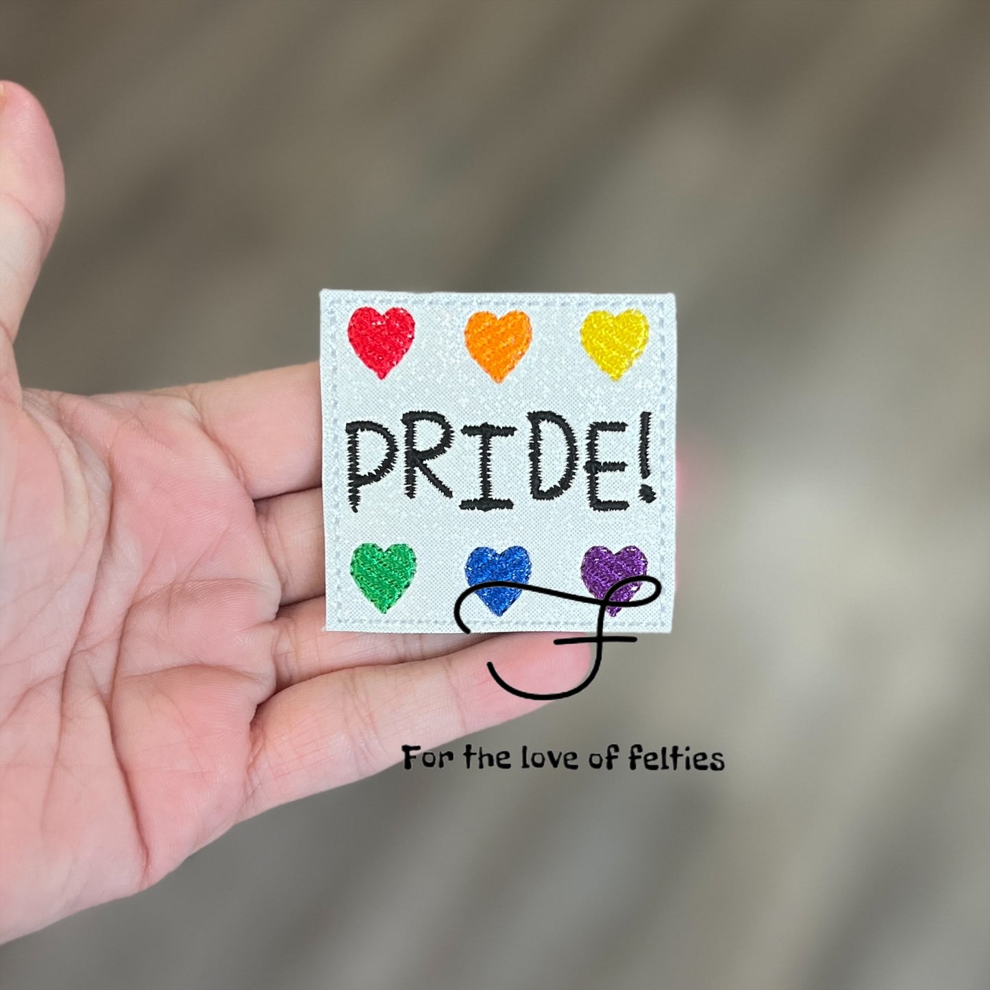 Exclusive Pride Hearts Feltie