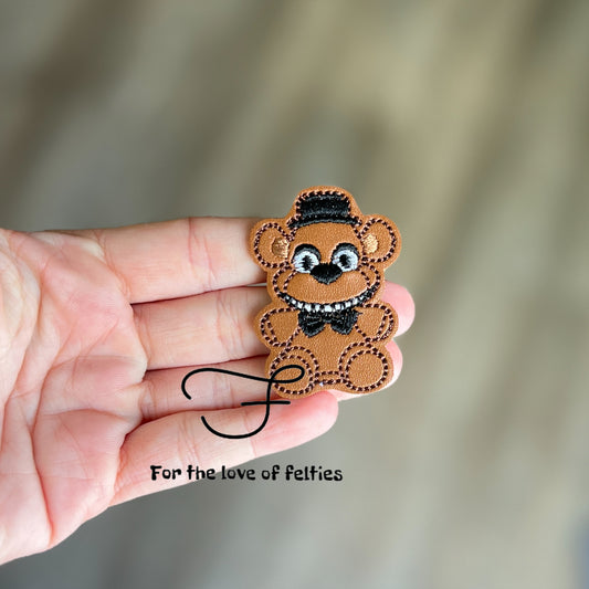 Freddy Bear Feltie