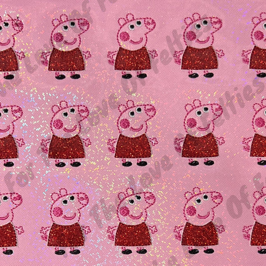 Glitter Peppa Pig Feltie