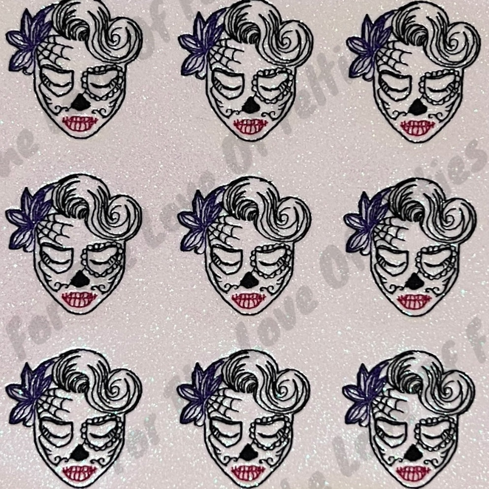 Sugar Skull Girl Feltie