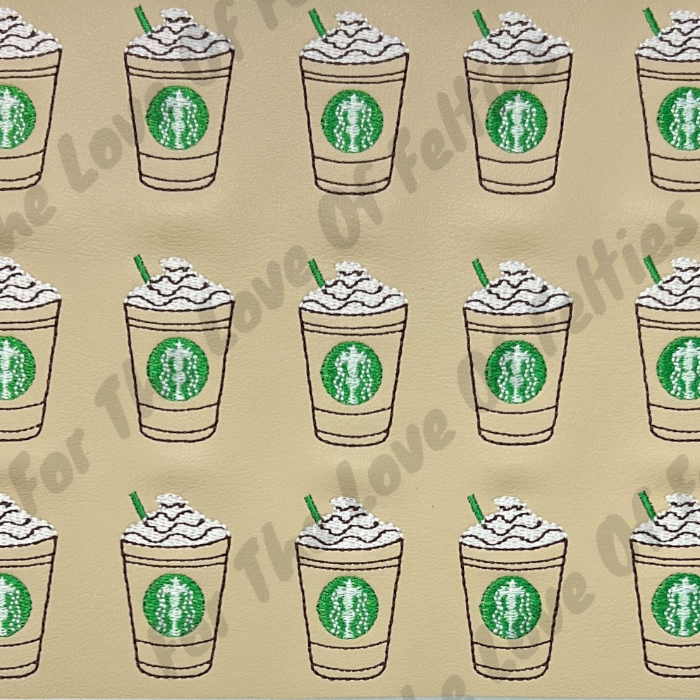 Chocolate Swirl Frappe Feltie