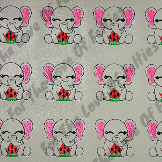Watermelon Elephant Feltie