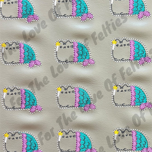 Pusheen Mermaid Cat Feltie