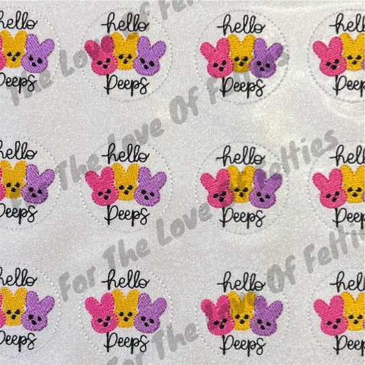 Hello Peeps Feltie