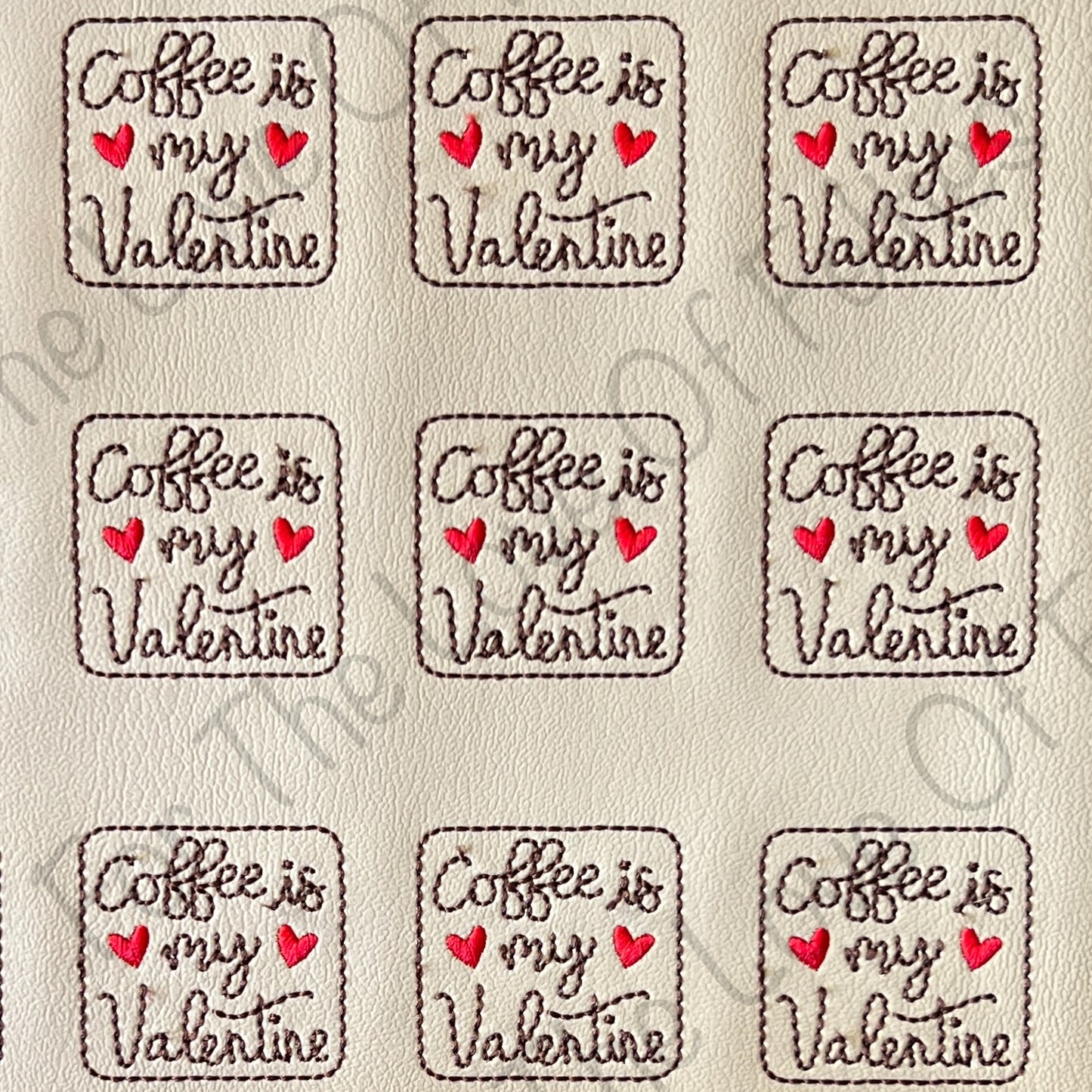 Coffee Is My Valentine Feltie