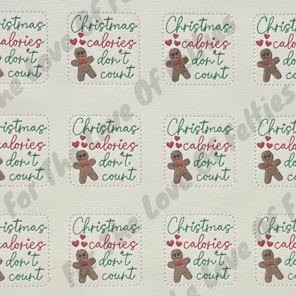 Christmas Calories Feltie