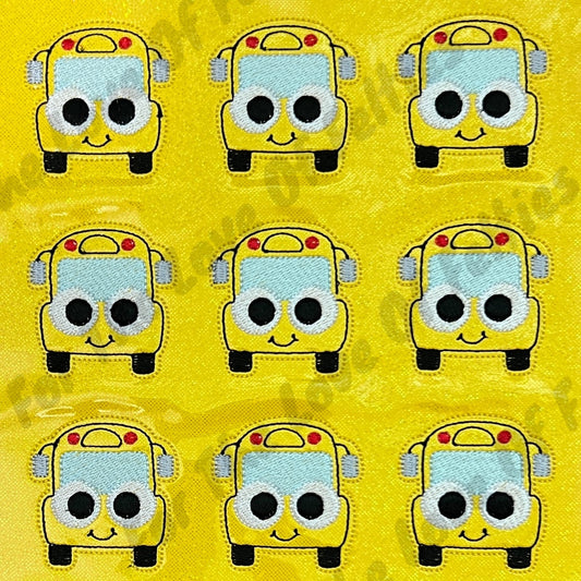 Big Eyed School Bus Feltie